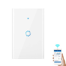 WiFi Smart Switch Light Switch Voice Control, Remote Control, Touch Control For Alexa Google Assistant Schedule Timer