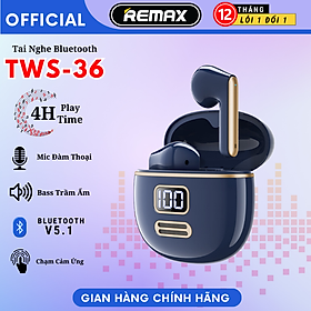 Tai nghe True Wireless Remax TWS-36 phong cách retro - Hàng Chính Hãng