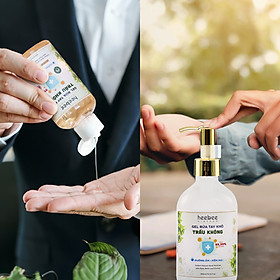 Gel Rửa Tay Khô Trầu Không Heebee's Khử Mùi, Sạch Khuẩn 99.99%, Dưỡng Ẩm 65/300ML