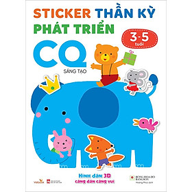 Sticker Thần Kỳ Phát Triển CQ Sáng Tạo 3-5 Tuổi