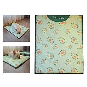 Dog Cooling Mat Bed, Pet Dog Self Cooling Pad, Ice Silk Washable Summer Cool Mat for Cats, Kennels, Crates and Beds
