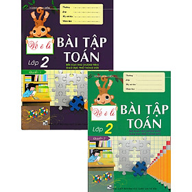 Combo 2 Quyển Vở Ô Li Bài Tập Toán Lớp 2