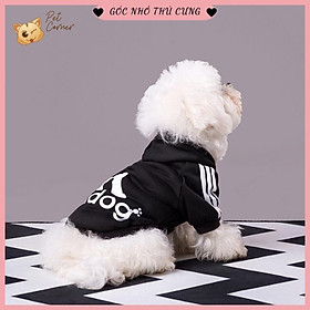 Hình ảnh Áo nỉ Hoodie Adidog cho thú cưng, áo mùa đông cho chó mèo