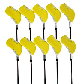 10x Golf Club Covers Golf Club Protectors Travel Fits Most Clubs Golf Iron Covers Set