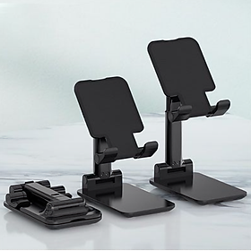 Giá đỡ KG58 để điện thoại và máy tính bảng có thể gấp gọn, chống trượt, tùy chỉnh độ cao màu ngẫu nhiên - Hàng chính hãng