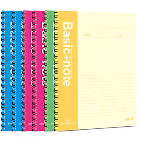 (Deli) 7685-A5 / 100 page spiral binding of this notebook soft copy of the notebook child 6 installed