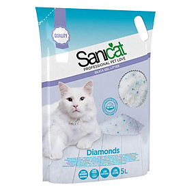 3 Túi Cát Thủy Tinh Không Mùi Sanicat (5L / Túi)
