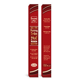 Mua Nhang Trầm Hương Huế Phương Mộc cao cấp PMD3538 Hộp 64 cây/150g 38cm Chân Hương Đỏ