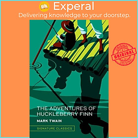 Hình ảnh Sách - The Adventures of Huckleberry Finn by Mark Twain (UK edition, hardcover)