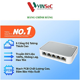 Tp-link tl-sf1005d - bộ chia tín hiệu để bàn 5 cổng 10/100mbps - hàng chính hãng
