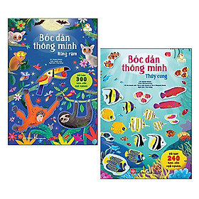 Combo Bóc Dán Thông Minh: Thủy Cung + Rừng Rậm