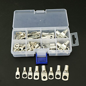 60X Bolt Hole Tinned Copper Terminals Set-Wire Terminals Connector Cable Lug