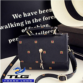 Túi nữ họa tiết thời trang Đồ Da Thành Long TLG 164TU 2 (đen )