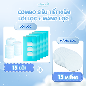 Mua Combo Lõi Lọc Nước  Màng Lọc Thay Thế Cho Đầu Vòi Bồn Rửa Tay  Rửa Chén Daily Aqua - Loại Bỏ Vi Khuẩn