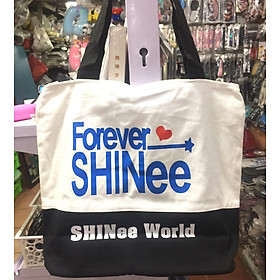 Túi đeo vai túi xách thời trang chữ SHINEE in 2 mặt 