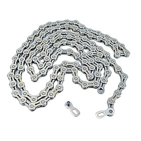 8/9/10 Speed Ultralight Bicycle Chain Half Hollow 116L Road Bike Chains - Silver