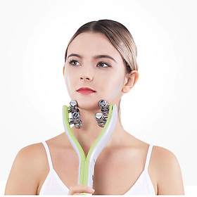 Máy Massage Nâng cơ mặt V line Thon Gọn Cằm Kết Hợp Sóng RF và EMS Giúp Trẻ Hóa Da, Săn Chắc Da, Giảm Nếp Nhăn Trên Da K-SKIN - Hàng Chính Hãng