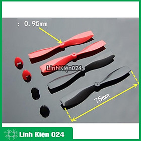 Mua Bộ 2 Cánh Máy Bay Thuận Nghịch 75mm Trục 1mm ( Nhựa ABS Siêu Bền )