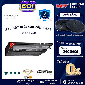 Mua Máy hút mùi cổ điển màu đen 700mm KAFF KF_701B Tặng bộ lọc than thay thế _ Hàng Chính Hãng