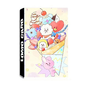 Bộ thẻ ảnh lomo card BT21 BTS mới