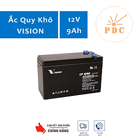 Ắc quy Vision CP1290 12V 9Ah - PDC-TECH