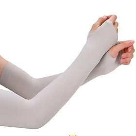 1 Cặp găng tay chống nắng cho nam nữ,bao tay chống nắng dài xỏ ngón chống tia UV,găng tay thể thao ngoài trời,đi xe máy