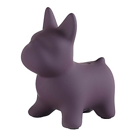 Dog Piggy Bank Statue Decorative Ceramic Money Box Saving Bank for Desktop Adults