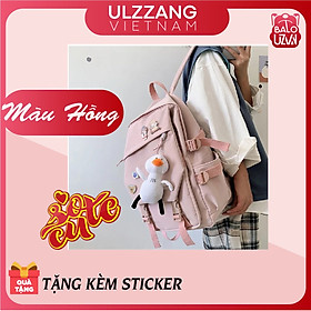 Balo nữ đi học thời trang Ulzzang Hàn Quốc, cặp sách đẹp hàng cao cấp dễ thương, túi xách học sinh chống nước