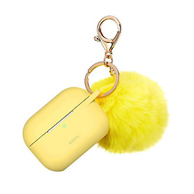 Vỏ Ốp Airpods Pro Silicone Bounce Series Kèm Móc Khoá Pom-Pom ESR- hàng nhập khẩu