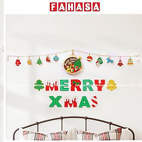 Dây Hình Gỗ Treo Tường Trang Trí Giáng Sinh - Bách Mộc - Home Sweet Home