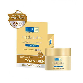 Kem dưỡng ẩm toàn diện Hada Labo Advanced Nourish Supreme Hyaluron Cream 50g + Tặng Túi trang điểm cao cấp