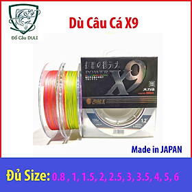 Dây Dù Câu Cá X9 7 Màu đủ size 100m siêu bền kangh