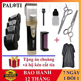 Tông đơ cắt tóc gia đình 2 Pin- Pin 200 phút Kato G5 TẶNG Kéo + Áo Choàng Cắt Tóc - Tăng đơ Nhật Bản - LT Store Mall