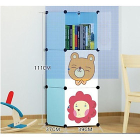 Mua TỦ NHỰA LẮP GHÉP 3 Ô ĐỰNG ĐỒ CHO BÉ .SÂU 47 .( BẢO HÀNH 1 NĂM)