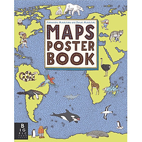 Sách Bản Quyền - Maps Poster Book ( MAPS POSTER BOOK ) - Tập Hợp 30 Bản Đồ Được Lựa Chọn Từ MAPS, Sách Bản Đồ Xuất Sắc Số 1 Thế Giới - Á Châu Books, In Màu, Bìa Cứng