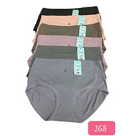 Quần Lót Nữ Cotton Lụa Trơn Lưng Cao Big Size 168 – Ôm Sát, Êm Ái & Tôn Dáng