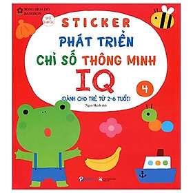 Sticker Phát Triển Chỉ Số Thông Minh IQ - Tập 4
