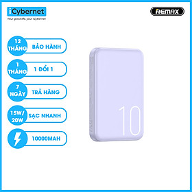 Sạc dự phòng không dây từ tính Remax RPP-65 10000mAh - Hàng chính hãng