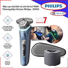 Máy cạo râu khô và ướt công nghệ SkinIQ hiện đại, Serial 9000. Thương hiệu Hà Lan cao cấp Philips - S9935/50. HÀNG CHÍNH HÃNG