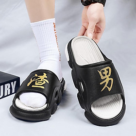LILIANGSSS đi dép cảm giác phân người đàn ông mùa hè bên ngoài đi dép người đàn ông lưới chống trượt nhà mềm đế bên ngoài đi đôi tình nhân