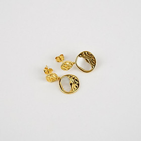 Bông Tai Ngọc Trai FW Thiết Kế UK Style (Mother of Pearl Sea) - MOON Jewelry