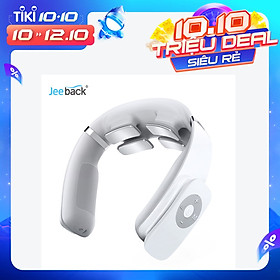Jeeback G3 Massage cổ không dây điện với hàng chục xung 360 ° nổi 4 đầu Máy rung Công cụ massage cổ tử cung