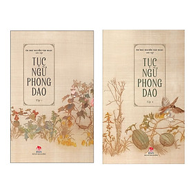 Combo Tục Ngữ Phong Dao (Bộ 2 Tập/ Kho Vàng Chung Của Nhân Loại - Tặng Kèm Bookmark Happy Life) 