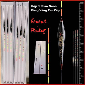 Hộp Phao Câu Đài Nano Cao Cấp Rồng Vàng STT-01 Sanami Fishing,Phao Câu Cá,Phao Câu Tay,Phao Cỏ Cao Cấp