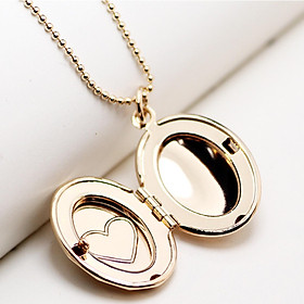 Oval  Photo Lockets Memorial Necklace Mom Jewelry