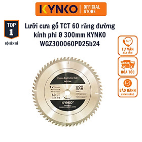 Mua LƯỠI CƯA GỖ TCT 60 RĂNG đường kính phi Ø 300mm KYNKO WGZ300060PD25b24