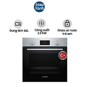 Mua   HCM  Lò Nướng Âm Tủ Bosch HMH.HBF133BS0A - Series 2 - Dung Tích 66L - Hàng Chính Hãng