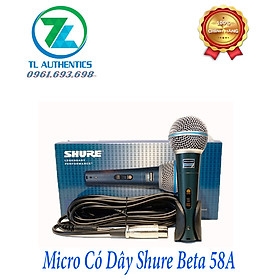 Mua Micro có dây Shure beta 58A hàng chính hãng nhập khẩu 2023 bảo hành 12 tháng