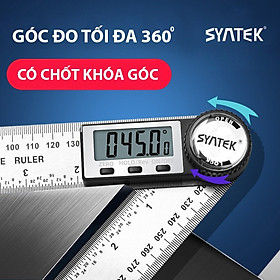 thước đo góc điện tử 200mm ,đo góc nghiêng thép không rỉ