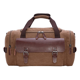 Unisex Canvas Travel Bag Large Capacity Multifunction Hand Duffle Bag